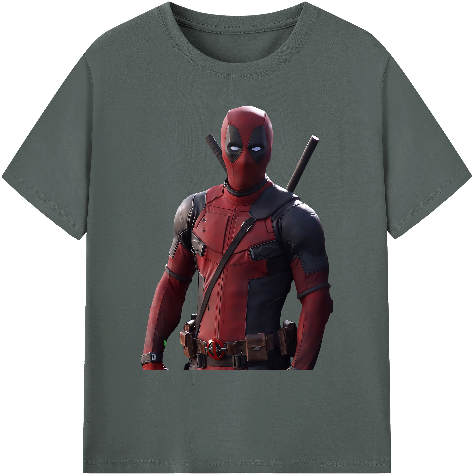 （画像用） Deadpool デッドプール 綿100％ メンズ半袖Tシャツ｜肌触りやわらか＆通気性